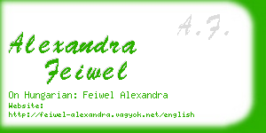 alexandra feiwel business card